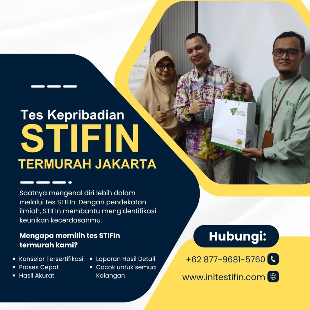 Tes Kepribadian STIFIn Termurah Jakarta