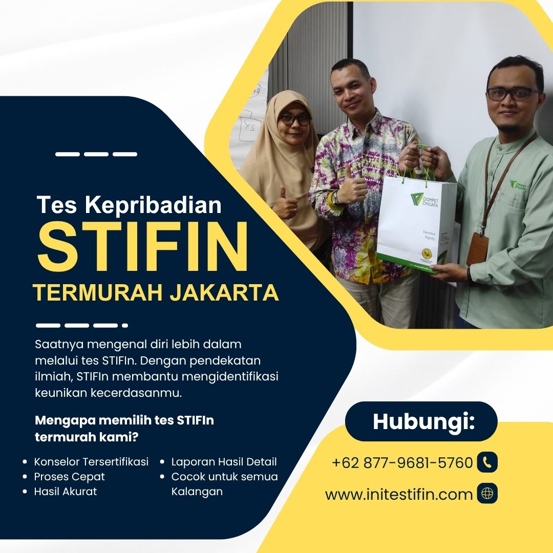 Tes Kepribadian STIFIn Termurah Jakarta