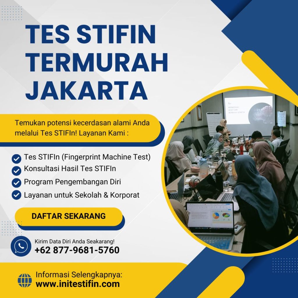 Tes STIFIn Termurah Jakarta